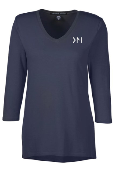 Picture of Ladies' Bracelet Length V-Neck Top